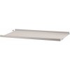 Regál a polička String Police String Metal Shelf Low Edge 58 x 30, beige