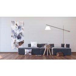 Ag Design FTNV-2929 Vliesová fototapeta Abstrakce z jehlanů rozměry 90 x 202 cm