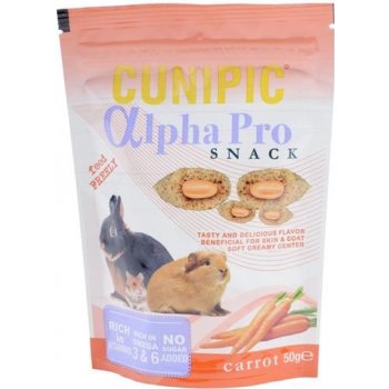 Cunipic Alpha Pro Snack Carrot mrkev 50 g