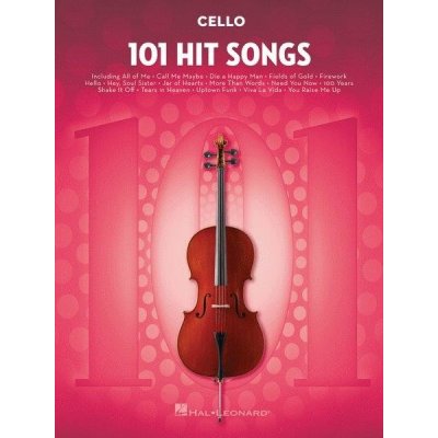 101 Hit Songs For Cello noty na violoncello – Sleviste.cz