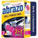 Abrazo Grill Power Pads 3 čističe grilů, odstraňovač mastnoty s antibakteriálním mýdlem, čistič – Sleviste.cz