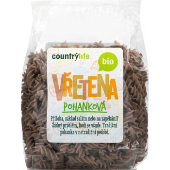 Country Life Těstoviny vřetena pohanková Bio 300 g