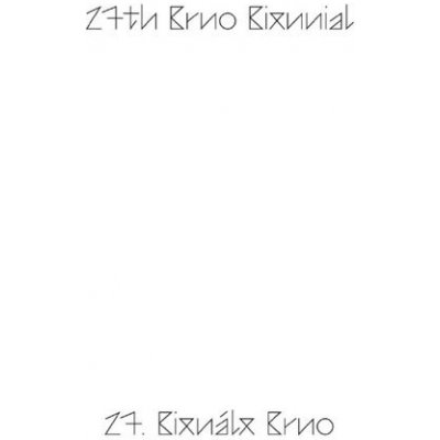 27. Bienále Brno 2016 / katalog