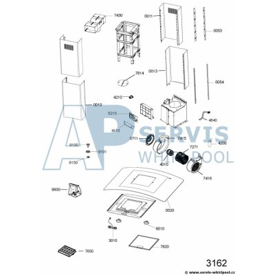 Whirlpool 482000020529 Kryt ventilátoru levý – Zbozi.Blesk.cz