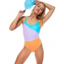 Roxy Colorblock Party One Piece bchelor button