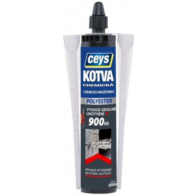 CEYS Kotva POLYESTER chemická 300ml šedá 42901620 – Zbozi.Blesk.cz