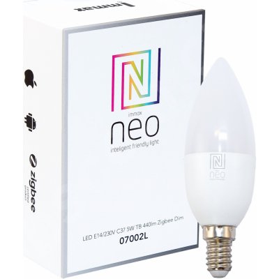 Immax Neo LED žárovka E14 5W teplá bílá, stmívatelná, Zigbee 3.0 – Sleviste.cz