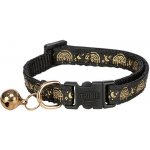TRIXIE Černý obojek pro kočky se zlatým zdobením – Hledejceny.cz
