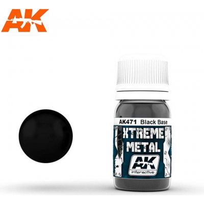AK Interactive Xtreme Metal Black Base – Zboží Dáma