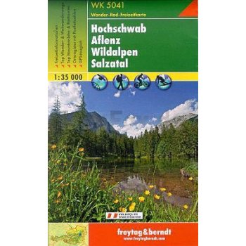 Turistická mapa F&amp B 5041 Hochschwab-Aflenz 1:35 000