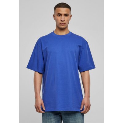 Urban Classics Prodloužené bavlněné rovné pánské triko modrá královská