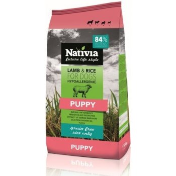 Nativia Puppy Lamb & Rice New 3 kg