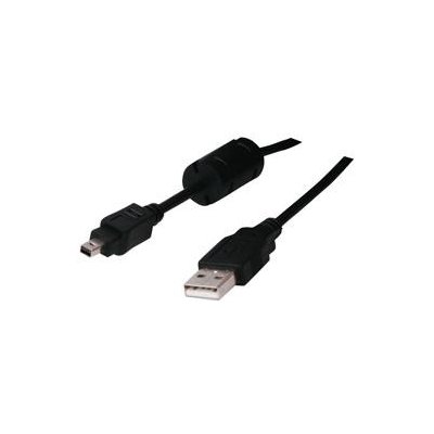 Logo 31178 USB 2.0, USB A M-4 pin M, 1,8m, černý – Zboží Mobilmania