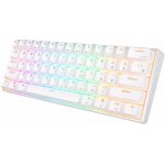 Royal Kludge RK61 RGB red switch white – Zboží Živě