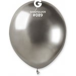 Gemar #089 Balónek SHINY 13 cm 5" stříbrný – Zboží Dáma