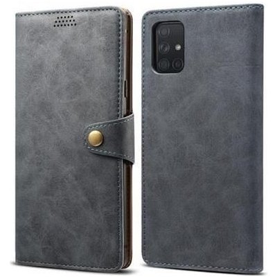 Pouzdro Lenuo Leather Samsung Galaxy A51 šedé – Zboží Mobilmania