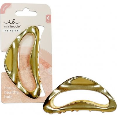 Invisibobble CLIPSTAR Gold Luxe - Skřipec do vlasů 1 ks – Hledejceny.cz