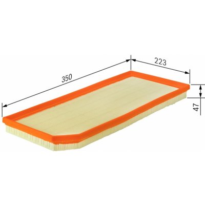 Vzduchový filtr BOSCH F 026 400 181 – Hledejceny.cz