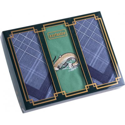 Dárková sada pánských kapesníků SUMEC 3 ks – Zboží Mobilmania