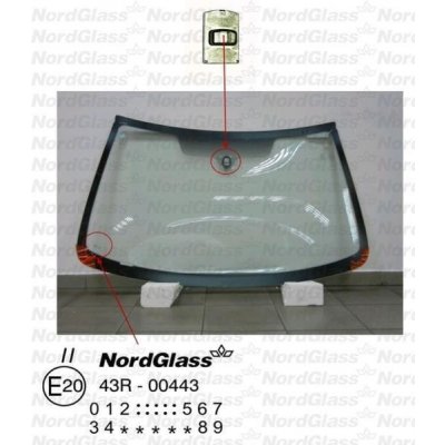 NordGlass čelní sklo - zelené ASNG 2725AGSV1B | Zboží Auto