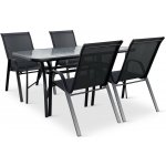 Zahradní jídelní set Porto 150cm + 4x kovová židle Ramada – Zboží Dáma