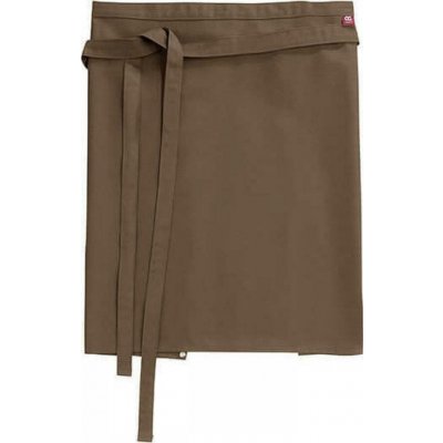 CG Workwear Gastro zástěra Roma odolná proti pomačkání 50 x 78 cm: hnědá střední 50 x 78 cm CGW123 – Hledejceny.cz