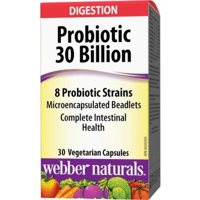 Webber Naturals ProBiotic 30 Billion 30 kapslí – Hledejceny.cz
