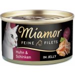 Miamor Feine Filets kuře šunka v želé 24 x 100 g – Hledejceny.cz