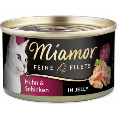 Miamor Feine Filets kuře šunka v želé 24 x 100 g – Hledejceny.cz