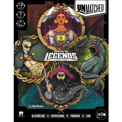 Restoration Games Unmatched: Battle of Legends, Vol. 3 – Zboží Dáma
