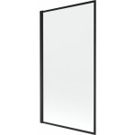 Mexen Alex sprchová zástěna do vany 1-křídlová 80 x 140 cm, černý rám - 893-080-001-70-70 – Sleviste.cz