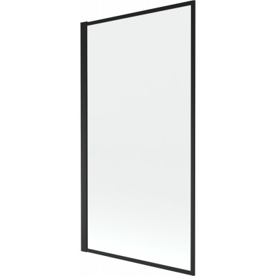 Mexen Alex sprchová zástěna do vany 1-křídlová 80 x 140 cm, černý rám - 893-080-001-70-70 – Sleviste.cz