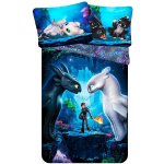 Jerry Fabrics povlečení JAK VYCVIČIT DRAKA 3 140x200 70x90 – Zboží Dáma