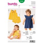 Burda Střih Burda 9358 - Dětské áčkové propínací šaty, halenka, kalhotky – Zboží Mobilmania
