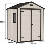 Keter MANOR 6 x 5 DD 185 x 152 x 226 cm béžová 17197128 – Hledejceny.cz