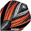 Letka na šipku Winmau Prism Delta - Black, White & Orange W6915.288