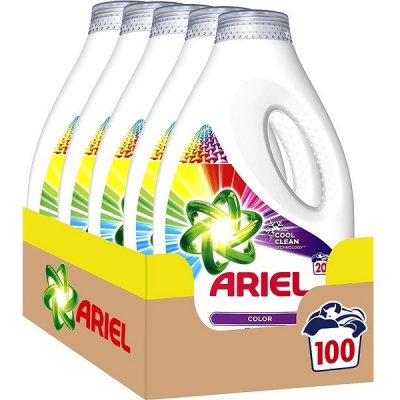 Ariel gel Color 5 x 1 l 100 PD – Zbozi.Blesk.cz