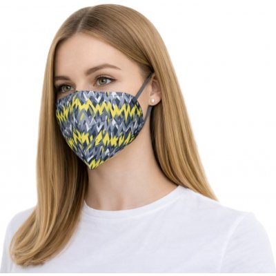 Balerina nanorespirátor FFP2 black and yellow – Zbozi.Blesk.cz