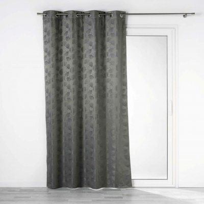 Douceur d'intérieur Zatemňovací závěs do obývacího pokoje LINELLA, 140 x 260 cm, žakárový antracitová – Hledejceny.cz