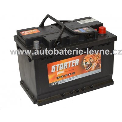 Starter Plus 12V 75Ah 680A 57594 – Hledejceny.cz