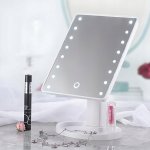 PODSVÍCENÉ KOSMETICKÉ ZRCÁTKO S LED PRO MAKE-UP – Zboží Mobilmania