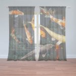 Sablio Záclony Ryby: 2ks 150x250cm – Hledejceny.cz