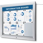 Jansen Display Venkovní vitrína typu T určená pro 8xA4, LED osvětlení, 1025 x 860 mm – Hledejceny.cz