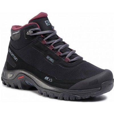Salomon Shelter Cs Wp W black ebony wine tasting – Zboží Mobilmania