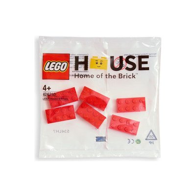 LEGO® 624210 H0USE POLYBAG Dárkový balíček 6 ks červených kostek – Zbozi.Blesk.cz