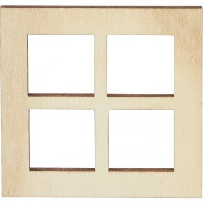 HobbyFun Dřevěné okno 7x7 cm (3ks) – Hledejceny.cz