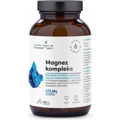 Aura Herbals komplex hořčíku ata mg 120 tobolek – Hledejceny.cz