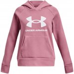 Under Armour Girls' UA Rival Fleece Big Logo Hoodie pink/white – Zbozi.Blesk.cz