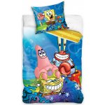 Carbotex bavlna povlečení SpongeBob Patrik a pan Krabs 140x200 70x90 – Hledejceny.cz