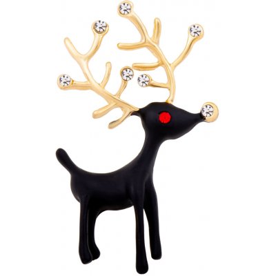 Biju Vánoční brož černý sob 9001922-1 – Zbozi.Blesk.cz